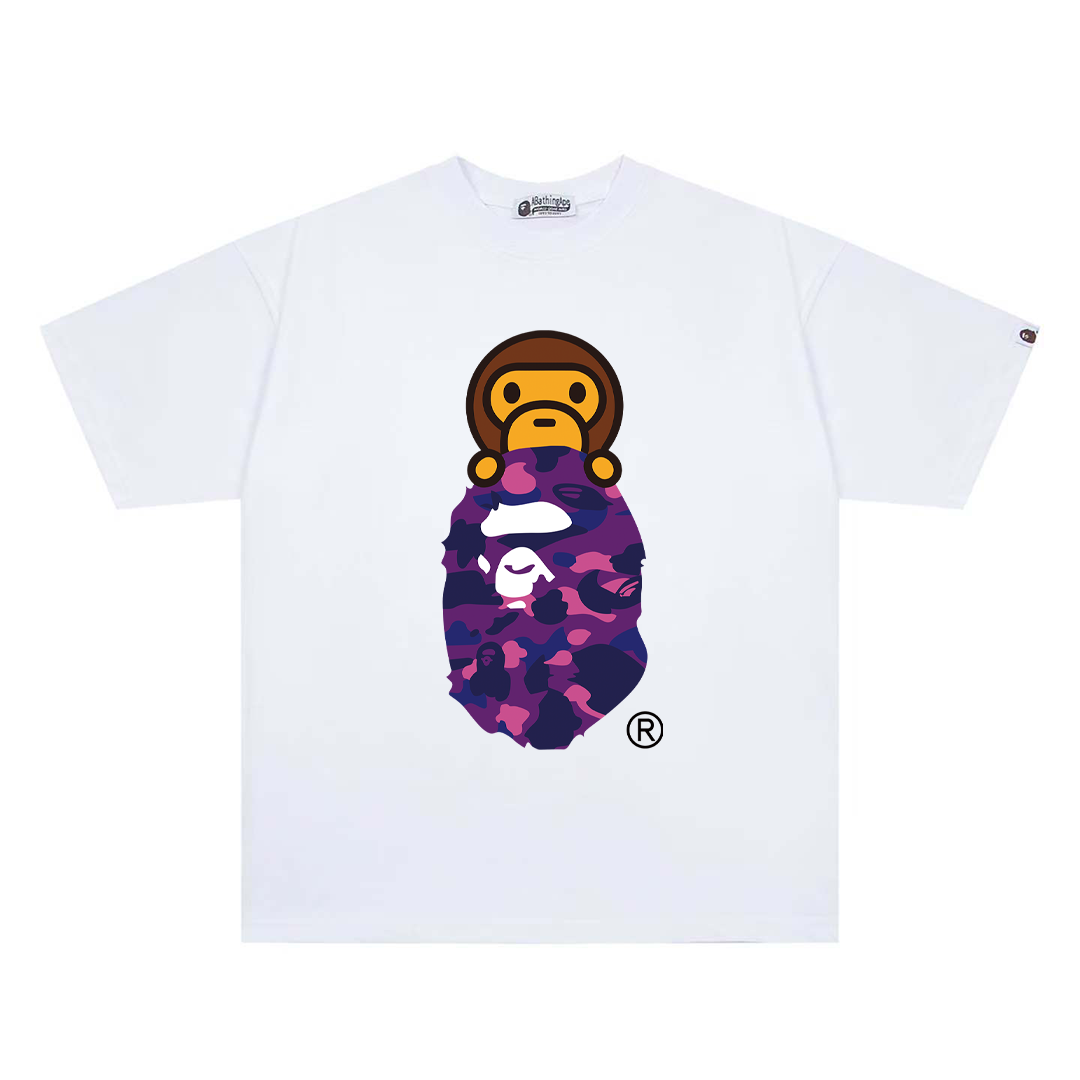 BAPE BAPE Camo Ape Head T-shirt White