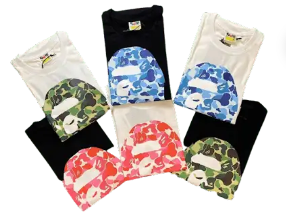 Bape Shark Logo T-Shirts in Multiple Colors