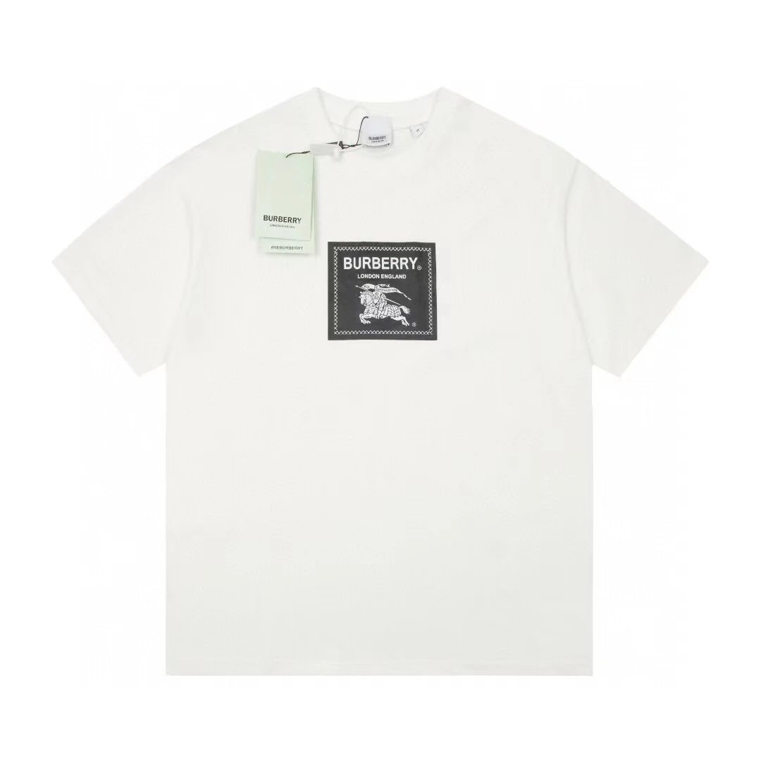 Burberry Logo Print T-Shirt White