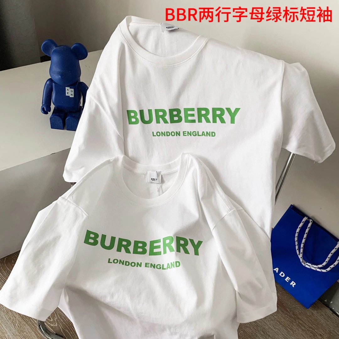 BURBERRY T-Shirt White Green