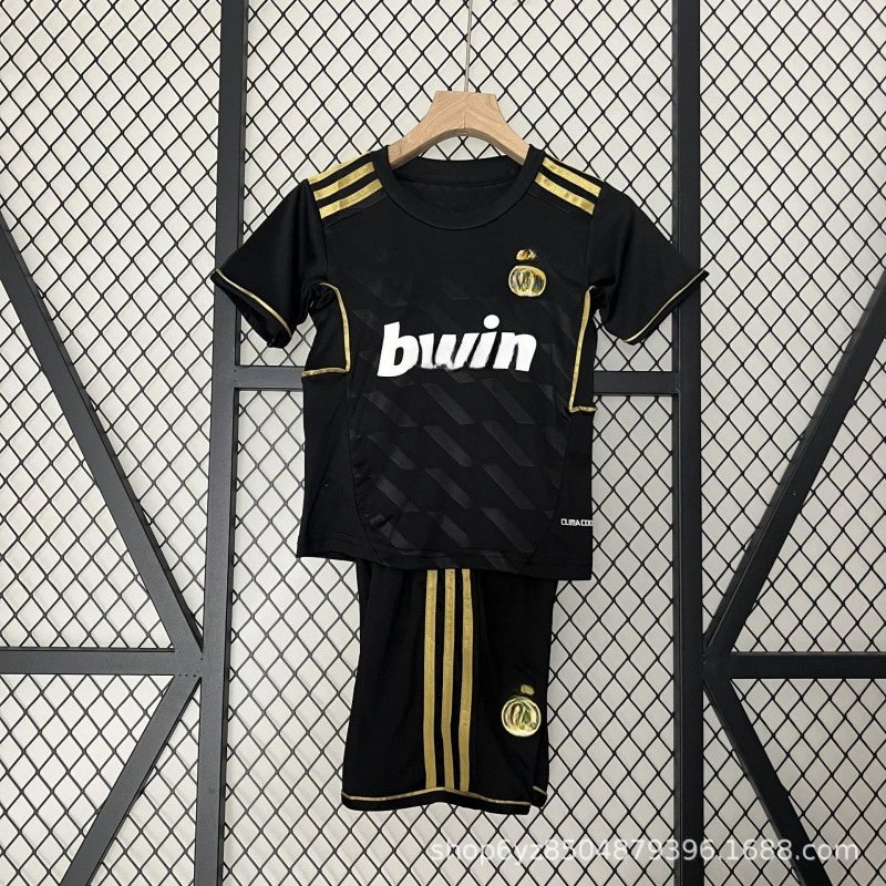 bwin Kids Soccer Jersey Set Black