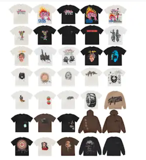 Cactus Jack Trails Scott Letter Short Sleeve Graphic T Shirts