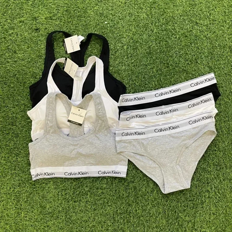 Calvin Klein Bras and Underwear Set, Black, White, Gray, Mise