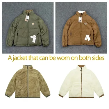 Carhartt Reversible Jacket - Olive Green & Brown, Jackets