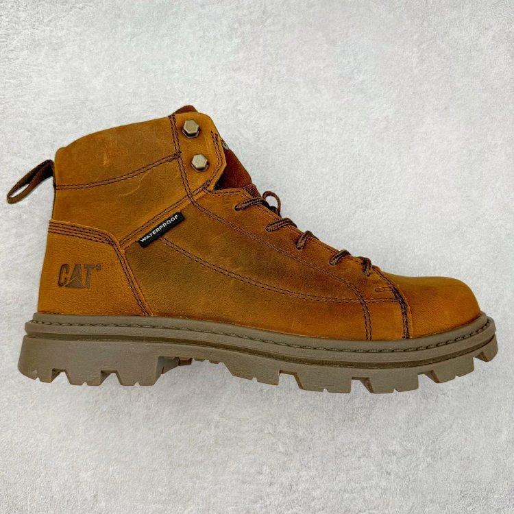 CAT Waterproof Boot Brown Shoes