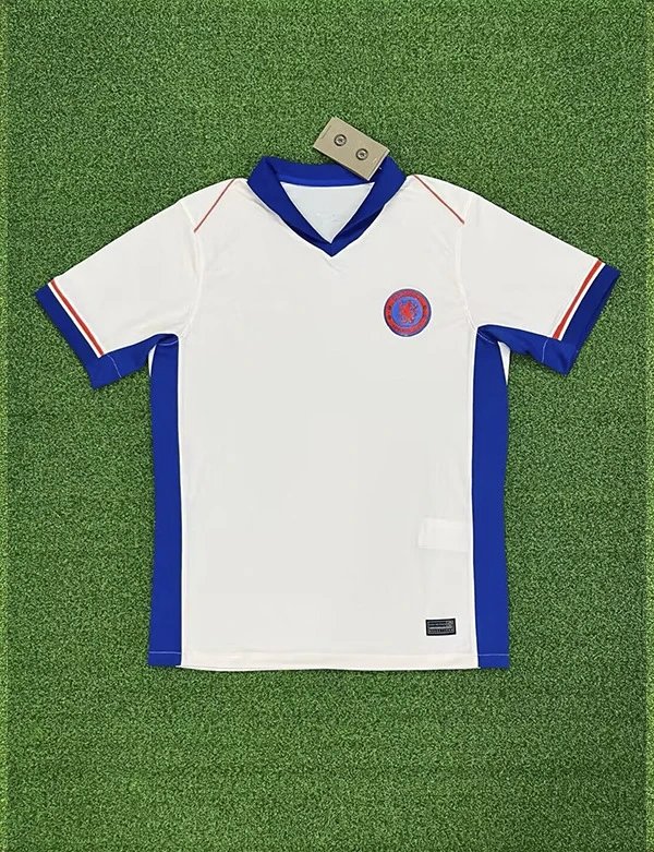 Chelsea Retro Football Jersey White Blue Red