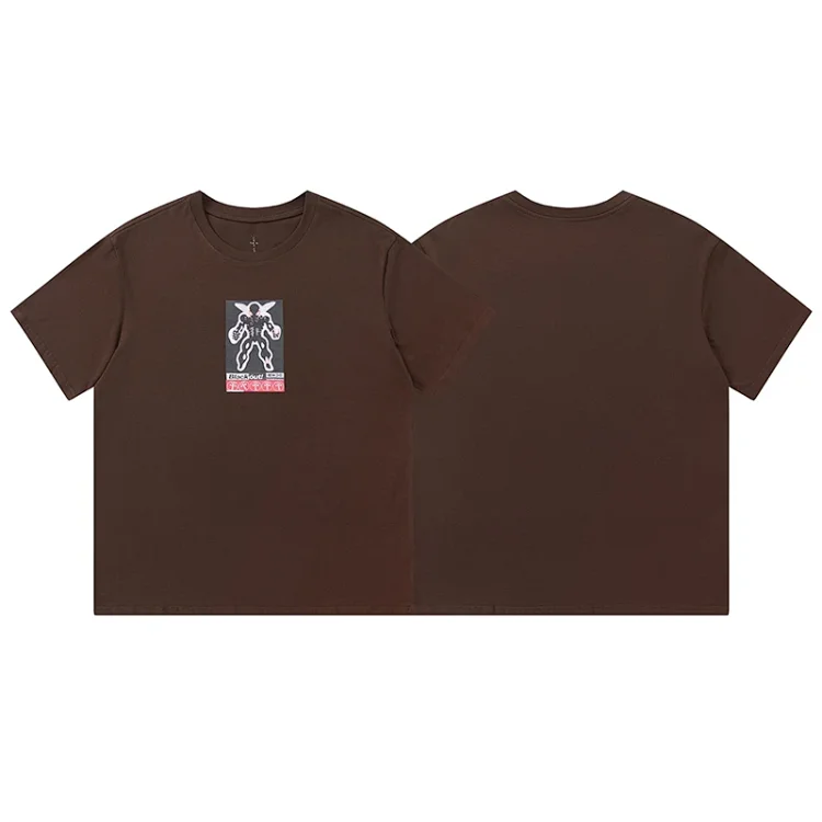Travis Scott Cactus Jack Blackout Men's Short Sleeve Tee
