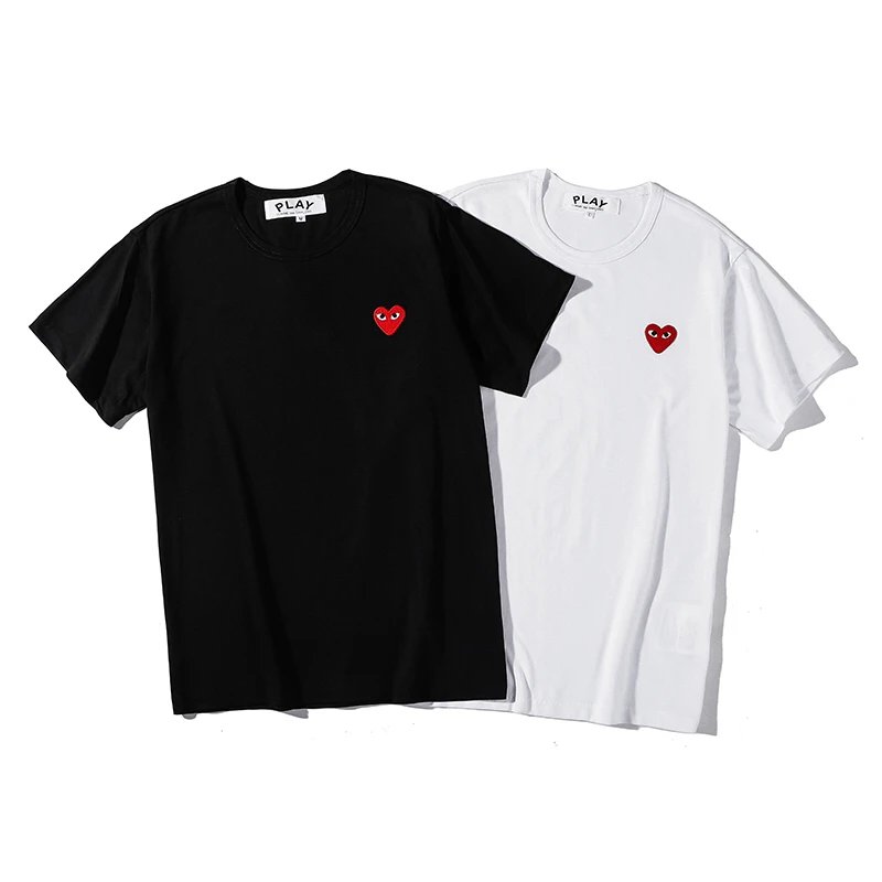 Comme des Garçons Play Heart T-Shirt Black White