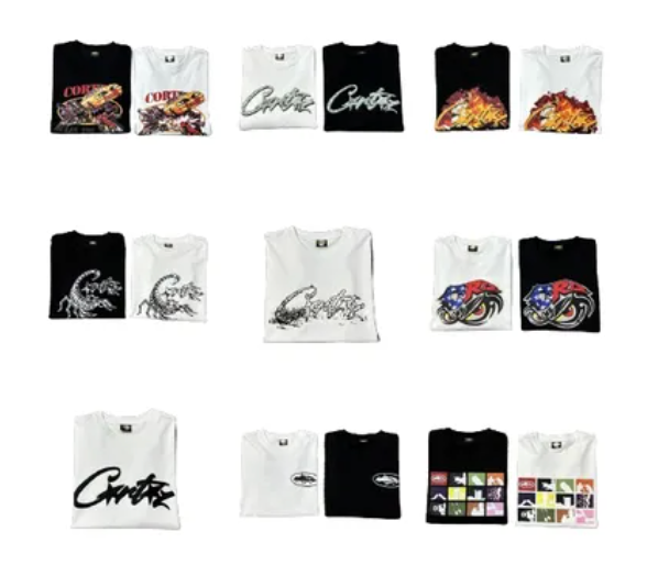 Cortez Graphic T-Shirts Black/White T-Shirts