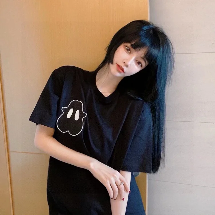 Burberry 2025 Spring and Summer latest model Devil Monster logo printed T-shirt on the front