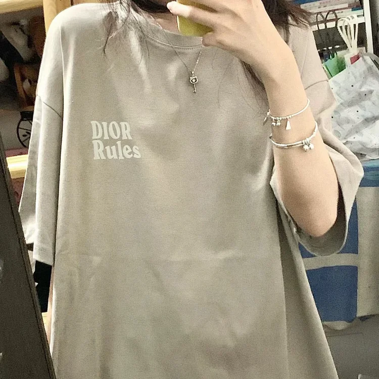 Dior Logo T-Shirt Cream