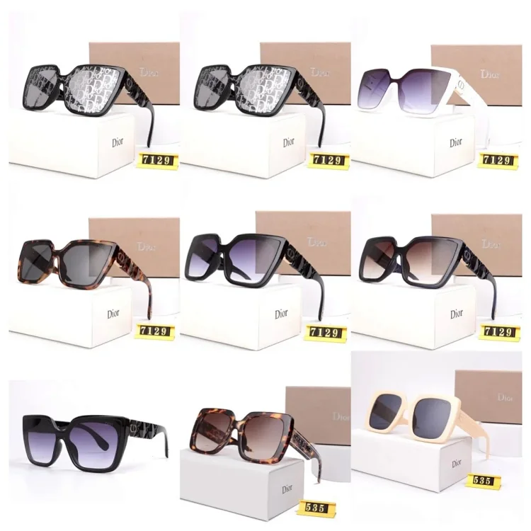 Dior Sunglasses Black Tortoiseshell Beige Mise