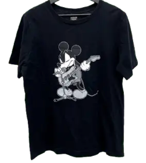 Disney Mickey Mouse Graphic T-Shirt Black T-Shirts