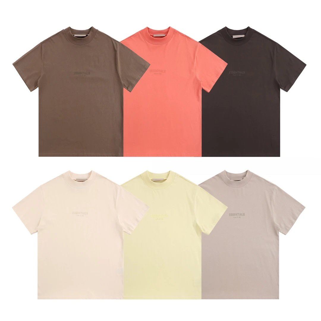 Essentials ESSENTIALS T-Shirt Brown, Coral, Dark Gray, Off-White, Yellow, Light Gray