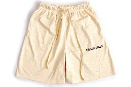 ESSENTIALS Mesh Shorts Beige Pants