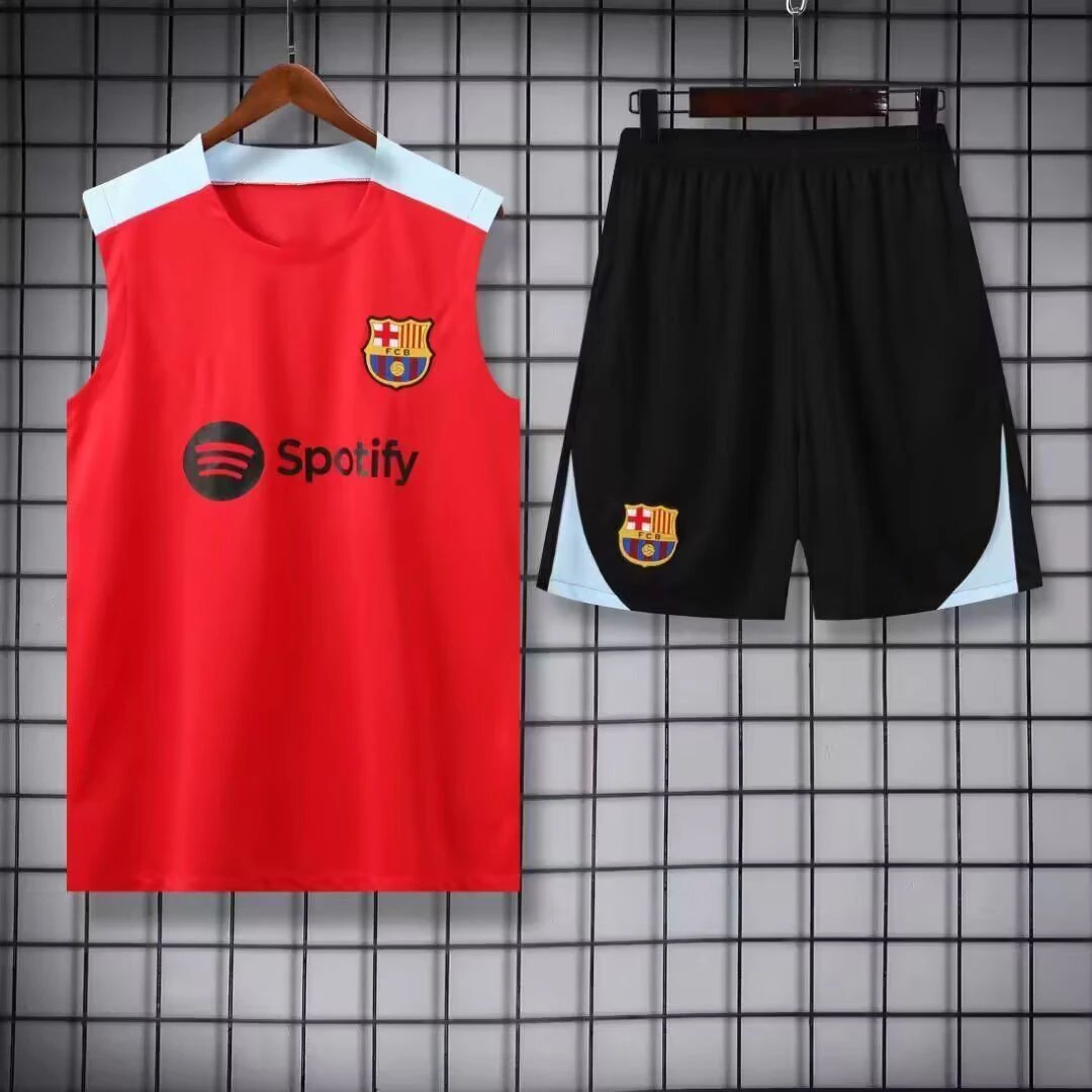 FC Barcelona Training Kit Red and Black