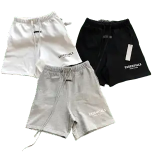Fear of God Essentials Shorts Black/White/Grey Pants