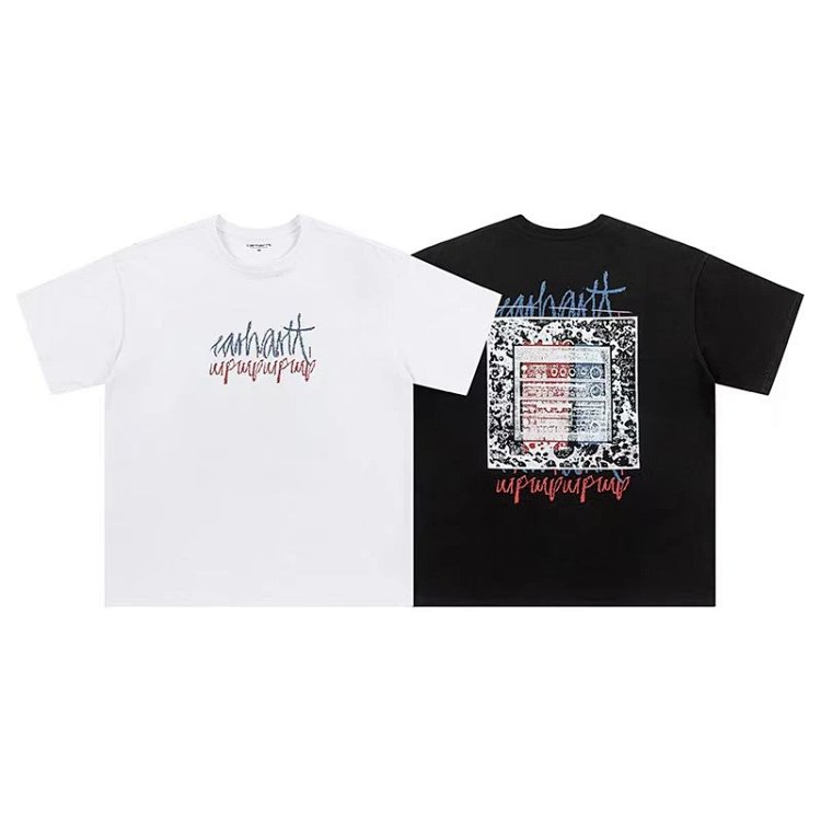 Carhartt WIP 2024 Summer logo printed Tee for Men with handwritten logo & graphic print