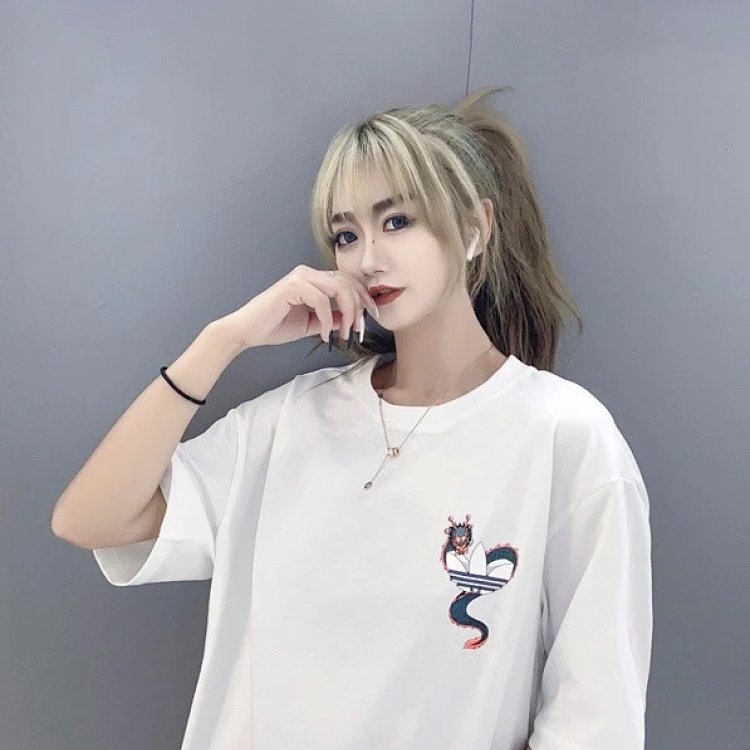 Adidas Trefoil Men's Large Logo Chinese Dragon Print Casual Short-sleeve T-shirt, Hong Kong Version Loose Fit, S961 Cotton Women's 2023 Summer New