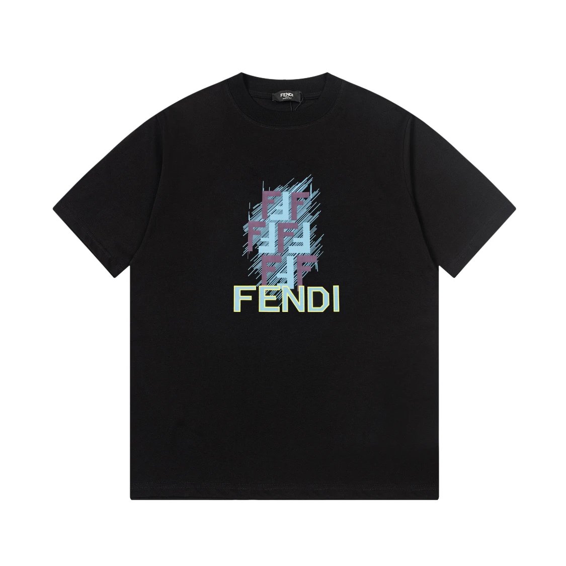 Fendi Graphic T-Shirt Black