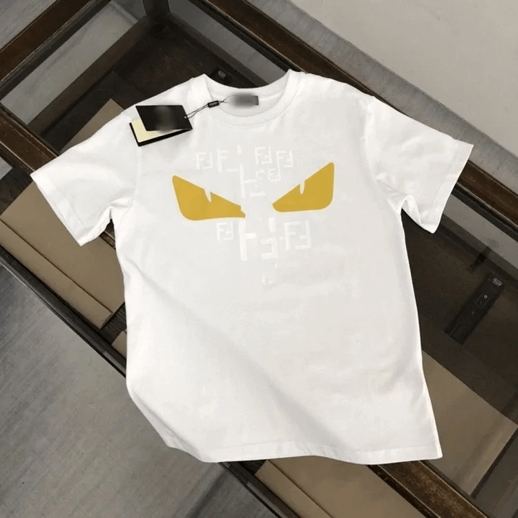 Fendi Monster Eyes T-Shirt White