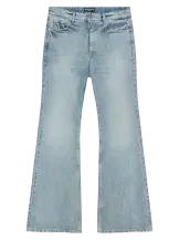 Flared Jeans, Light Blue, Pants