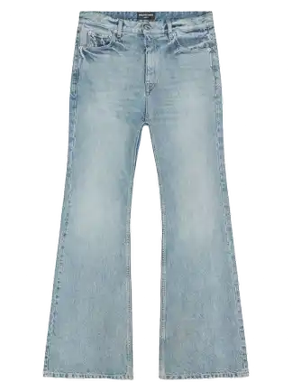 Flared Jeans, Light Blue, Pants