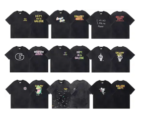 Gallery Dept. Graphic T-Shirts Black T-Shirts