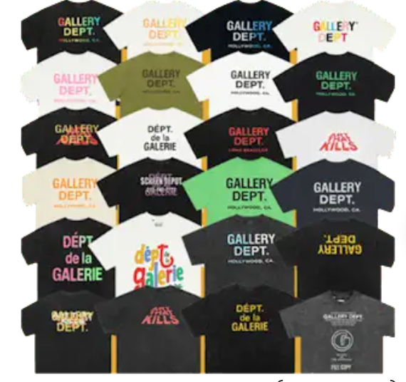 Gallery Dept. Graphic T-Shirts Various Colors T-Shirts