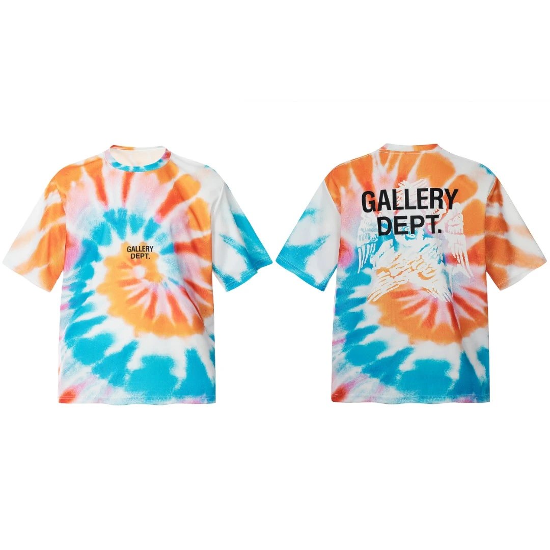 Gallery Dept. Tie-Dye T-Shirt Orange/Blue