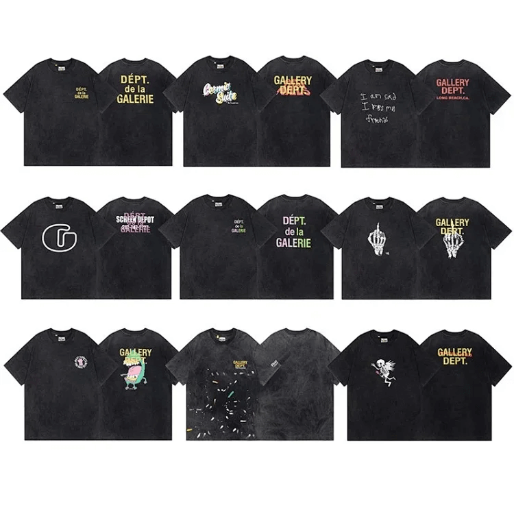 GALLERY DEPT trendy printed loose American T-shirt