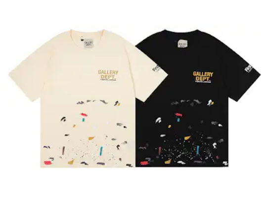 Gallery Dept. T-Shirt Black/Cream T-Shirts