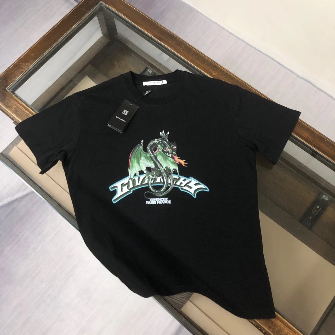 Givenchy Dragon Graphic Tee Black