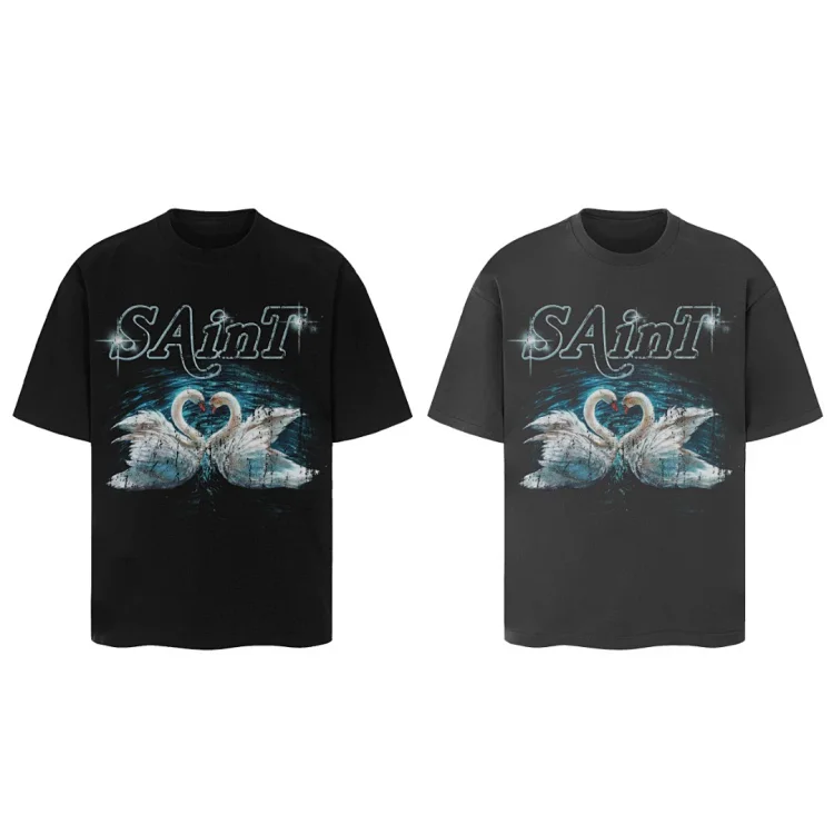 Givenchy Logo Graphic Tee - White and Black