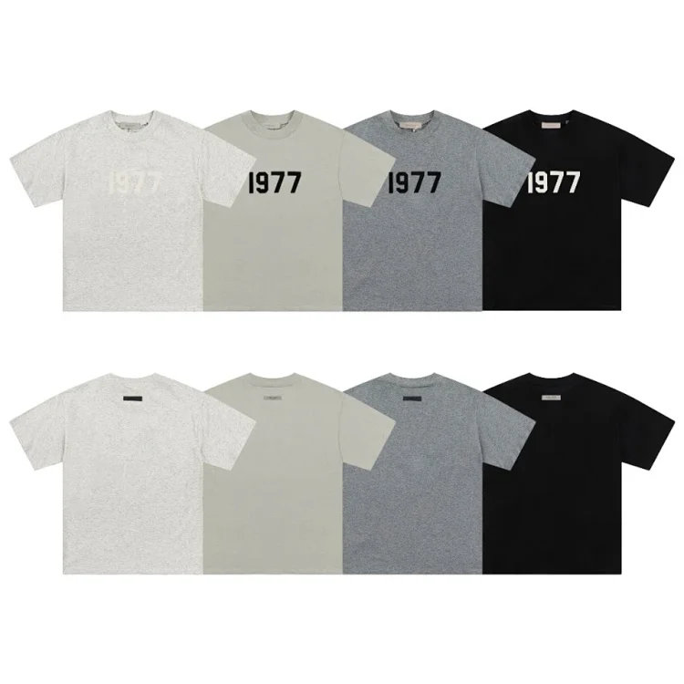 Essentials SS21/SS22 1977 Collection Oversized Short Sleeve T-Shirt in Multiple Colors