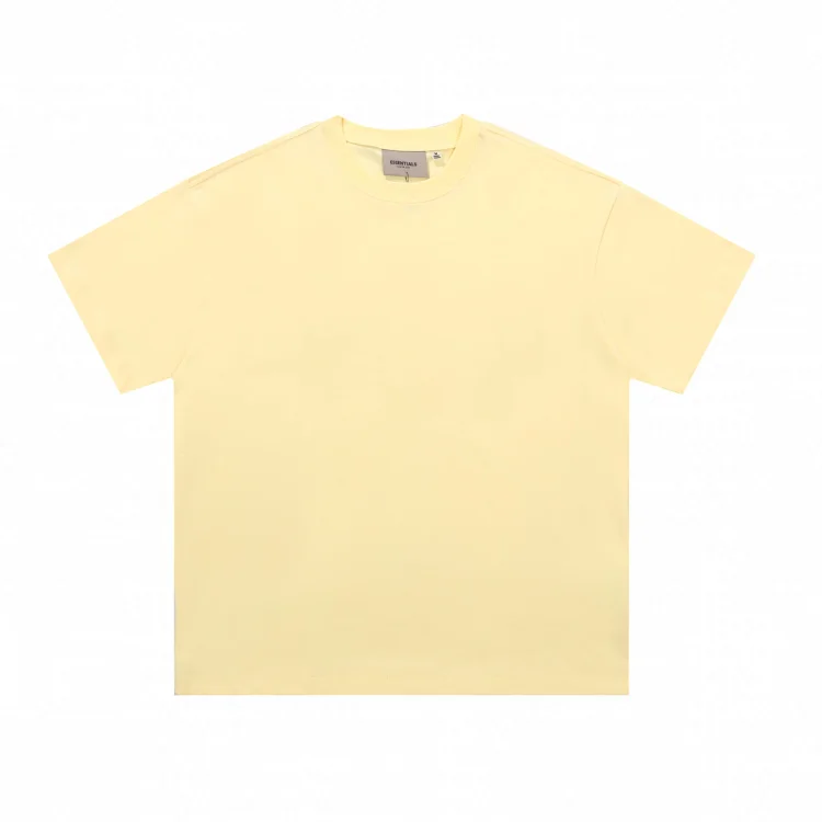 ESSENTIALS PRINT T-shirt, streetwear, 5980 yen, CCS031520, basic yellow