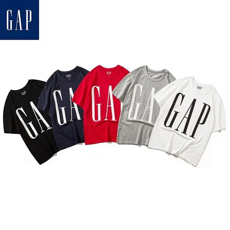 GAP 83 classic long-sleeve T-shirt on 40% OFF promo, in white/navy/black, XS - XL