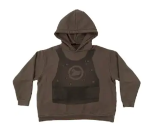 Graphic Hoodie Brown Hoodies