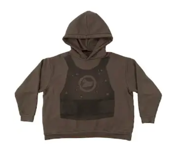 Graphic Hoodie Brown Hoodies