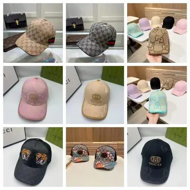 Gucci Baseball Caps, Beige, Mise