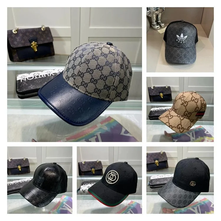 Gucci Baseball Caps GG Monogram Beige, Black, Gray, Mise