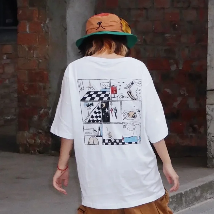 Gucci Gucci Brush Stroke Logo T-shirt Beige