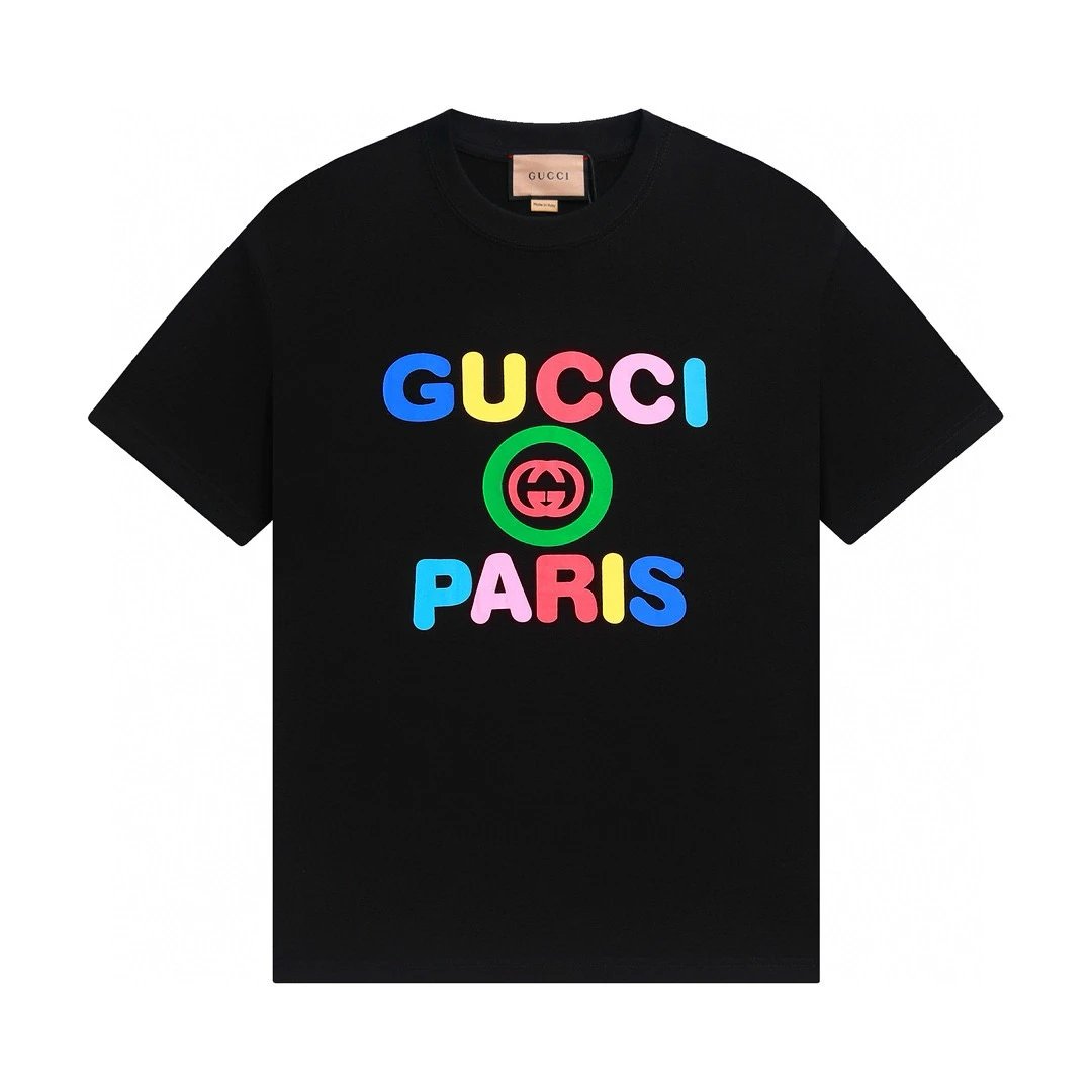 Gucci GUCCI PARIS T-shirt Black