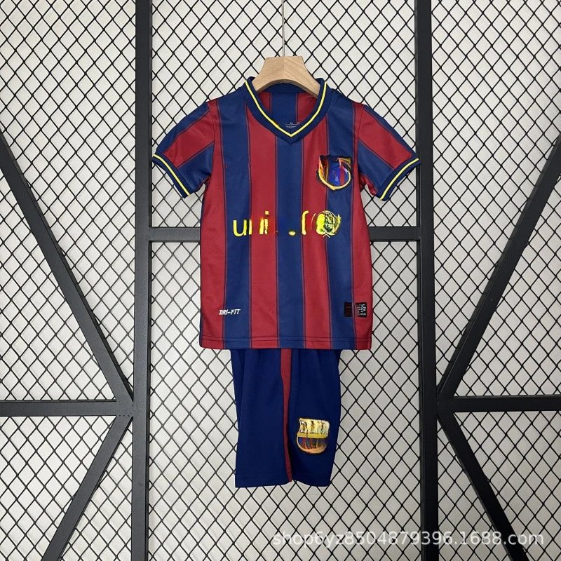 Fc Barcelona Kids Home Kit for 2014 - 15, 21 - 22 Season Jerseys Set & Retro 05 - 06 Kit