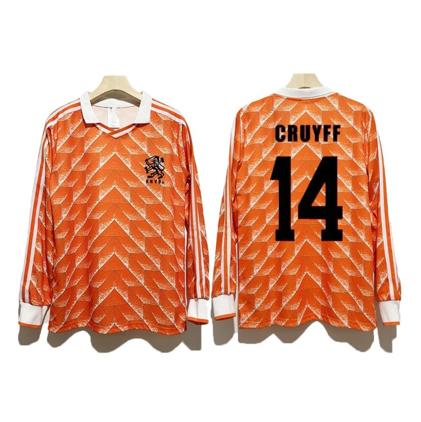 KNVB Cruyff #14 Retro Jersey Orange