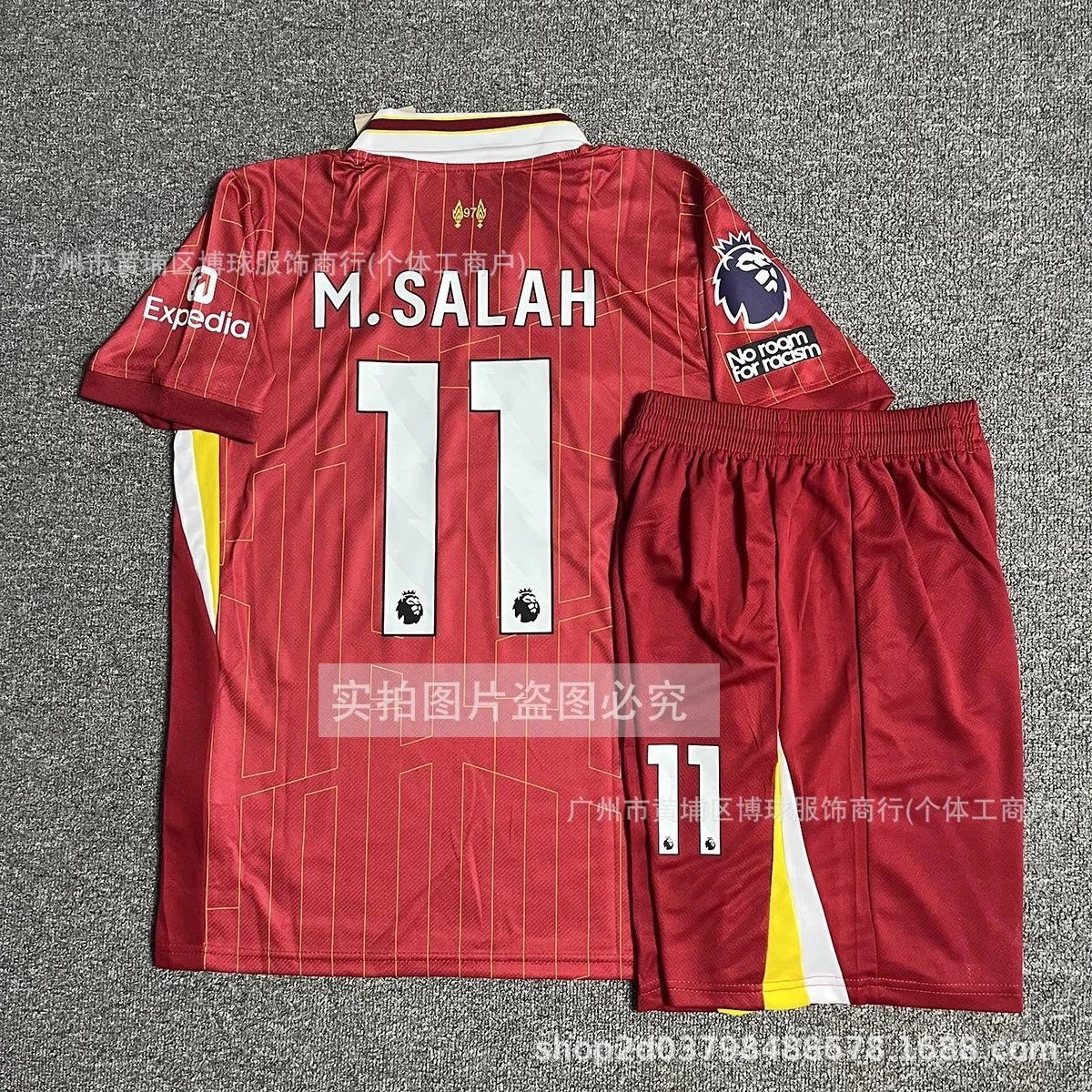 Liverpool FC M. Salah #11 Home Kit Red