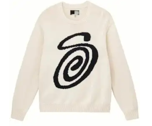 Loewe Graphic Knit Sweater - Cream - Mise