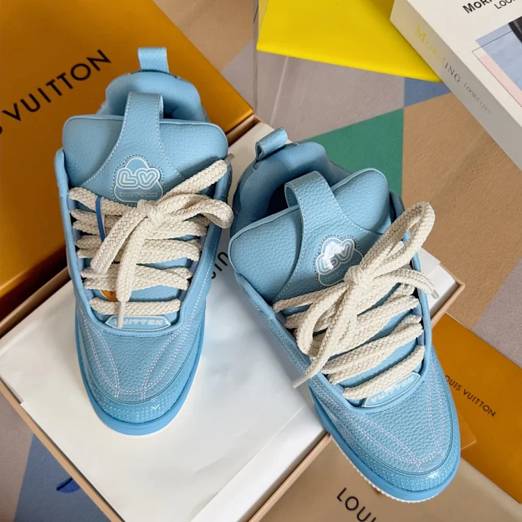 Louis Vuitton Blue Sneakers Shoes