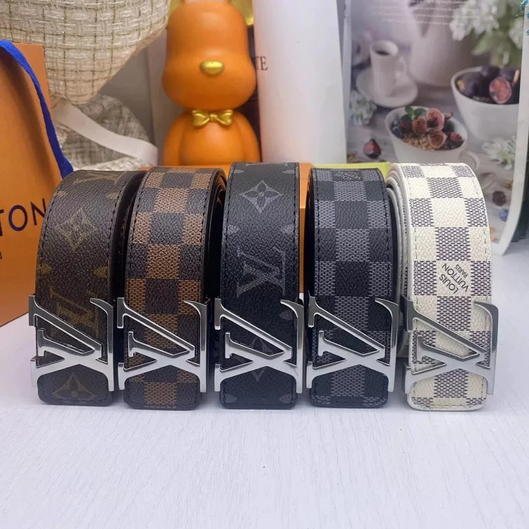Louis Vuitton LV Belts Brown, Black, White Mise