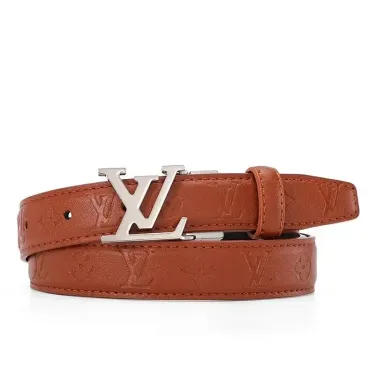 Louis Vuitton LV Monogram Belt Brown Mise